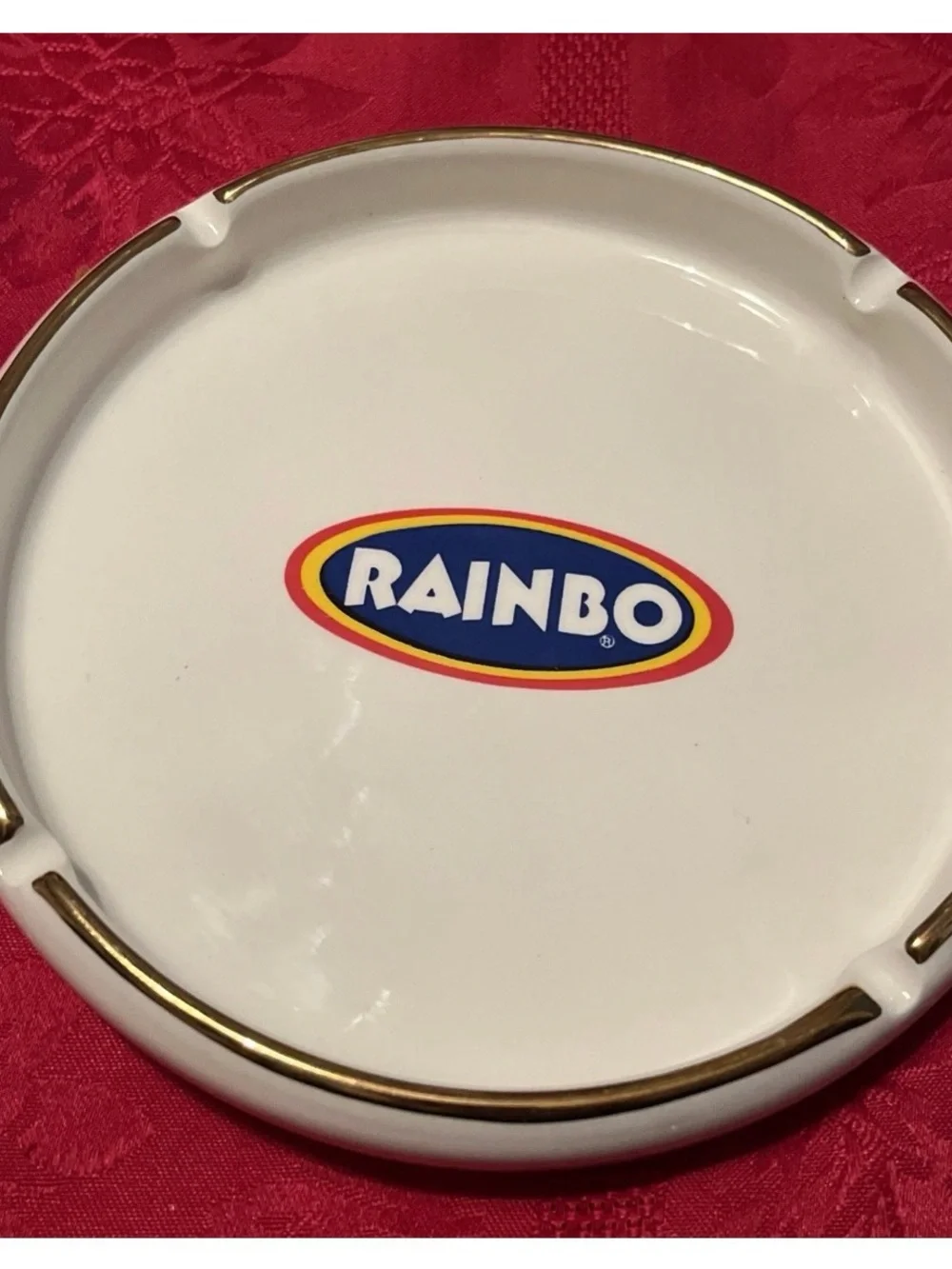 🔥 Rainbo Bread Ashtray VTG HTF RARE Bread Advertising 70s 80s Memories Smoking